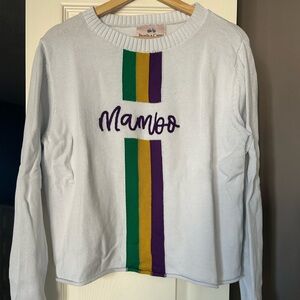 Boutique Mardi Gras Sweater